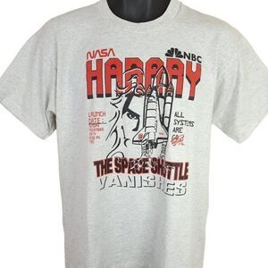 NASA Space Shuttle Vanishes T Shirt Vintage 90s 1994 Franz Harary Magic Large